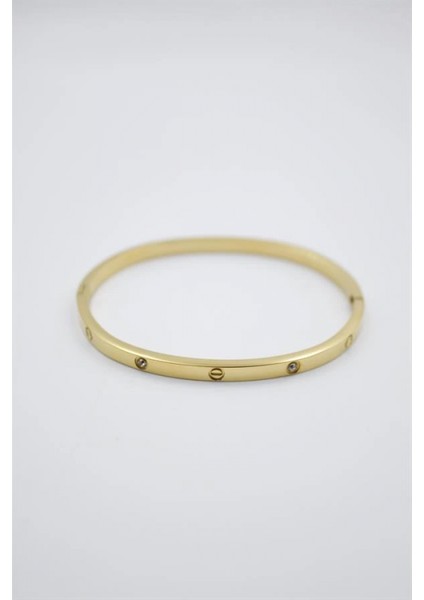 Crt Model Taşlı Ince Bilezik - Altın fiyatları