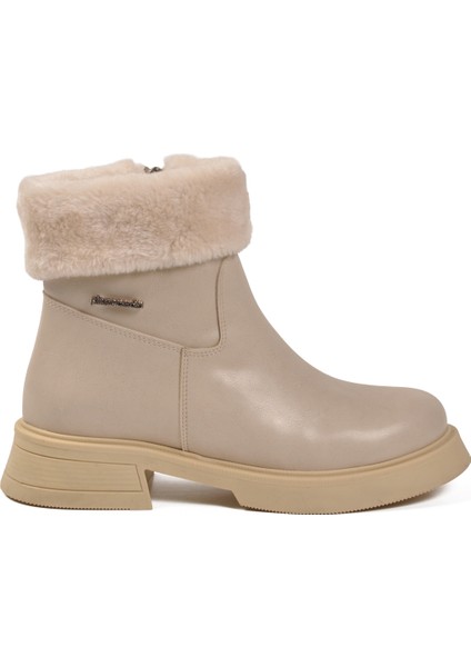 Krem Içi Polarlı Kadın Topuklu Bot fiyatları