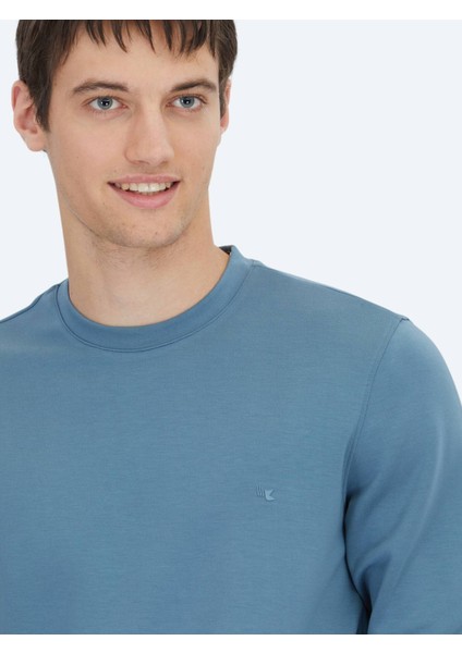 Indigo Bisiklet Yaka Sweatshırt fırsatları