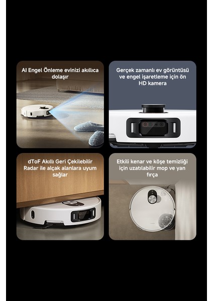 Robot Vacuum 5 Pro Akıllı Robot Süpürge (Xiaomi Türkiye Garantili)