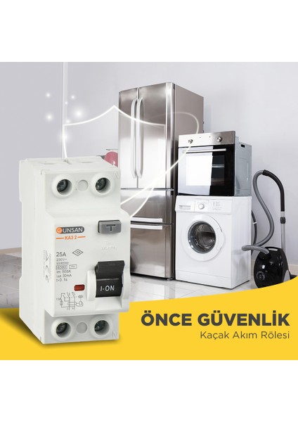 Valta Kaçak Akım Koruma Anahtarı 6 kA 1 Kutup + Nötr 30 mA 25A