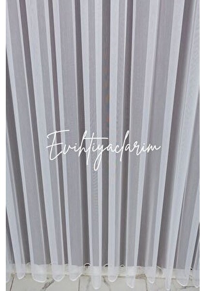 Petek Üstü Titi Bambu Ütü Istemez Salon ve Misafir Odalara Uygun Tül Perde 1 x 2 Seyrek Pileli modelleri