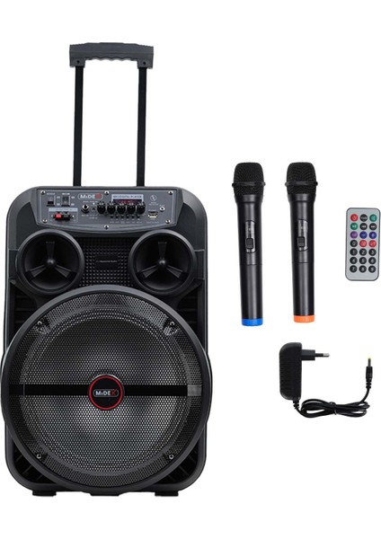 280 Watt Kablosuz Şarjlı Mikrofonlu Mevlüt Anfisi Hoparlör MXR-280 (Bluetoth USB Echo 12 Inç)