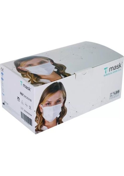 T-Mask Pembe Maske 50 Adet