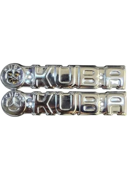 Kuba Depo Yazı Takımı Full Nikel Vidalar Dahil