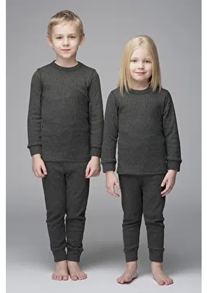 Soft Çocuk Termal Içlik Set Antrasit