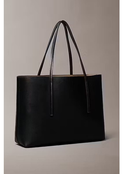 Kadın Iki Parçalı Küçük Tote Omuz Çantası - Siyah fiyatları