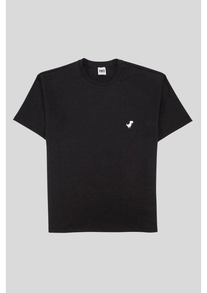 Gmg Fırenze Bisiklet Yaka Siyah Erkek T-Shirt GU25MSS03018