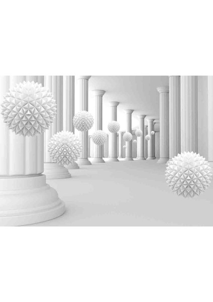 3 Boyutlu Kristal Toplar Desenli Isı ve Ses Yalıtımlı Sağlıklı Tekstil Duvar Kağıdı fırsatları