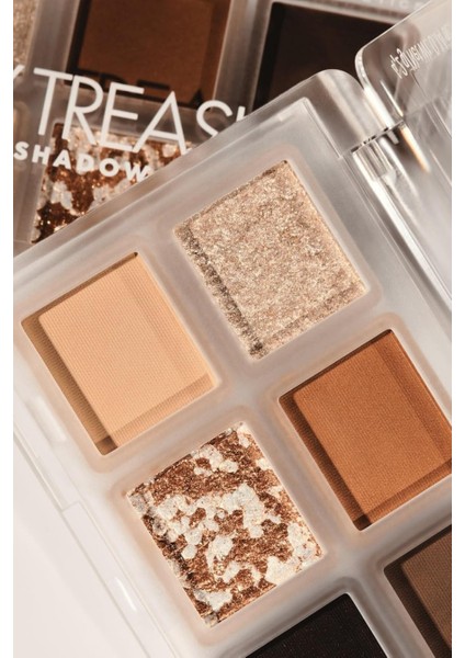 Catrıce Tiny Treasures Far Paleti 010, Günlük Temel, 6 Renk, Mat, Işıltılı, Simli, Vegan