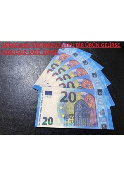 500 Adet 20 Euro Geçersiz Para Dizi Film ve Video Çekimleri Için Paralar
