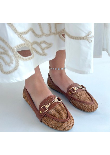 Rain Taba Cilt Babet Ayakkabı modelleri