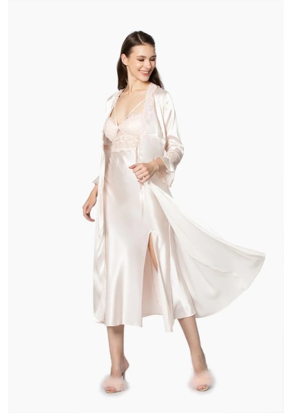 Kadın 6'lı Gelin Çeyiz Seti Gecelik & Sabahlık & Pijama Takımı & Şortlu Takım Terlik Hediyeli fiyatları