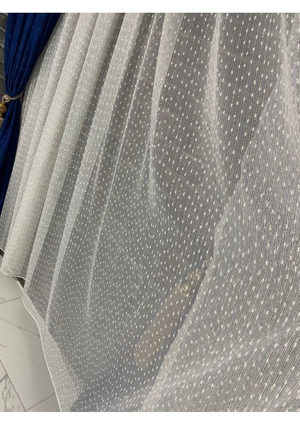 Tül Perde Simli Kar Damlalı Simleri Işık Verimli 1/3 Pileli fırsatları