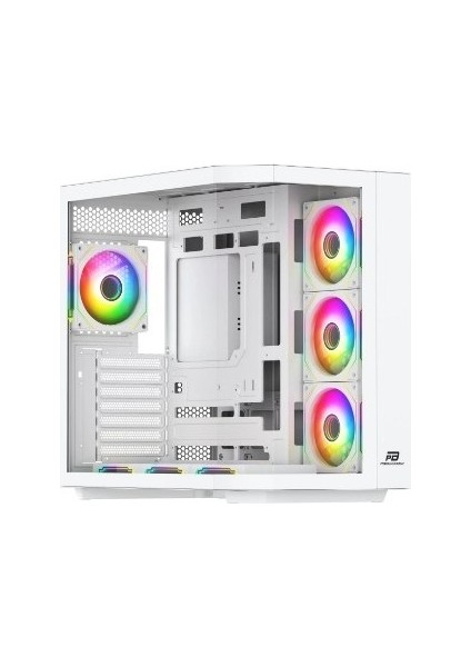 <![cdata[powerboost 750W (80+ Bronze) 7*12CM Argb Fanlı PBA4375W- Seaview Gamıng Oyun Kasası Beyaz]]>