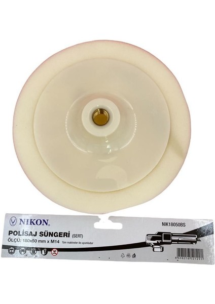 Nikon 18050BS Polisaj Süngeri 180 mm Beyaz Sert