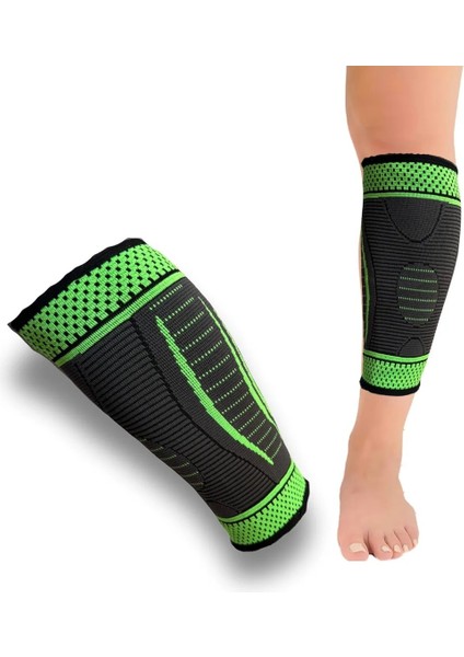 Lastikli Termal Sporcu Baldır Desteği Fitness Egzersiz Tendon Koruyucu Medikal Bandaj N805