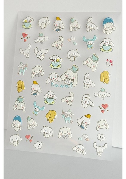 Cinnamon Kendinden Yapışkanlı Tırnak Sticker modelleri