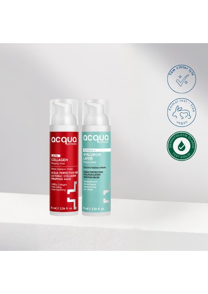 Yoğun Nemlendirici ve Onarıcı ve Yatıştırıc, Collagen Hyaluron Layer Soyulabilir Maske Bakım Seti