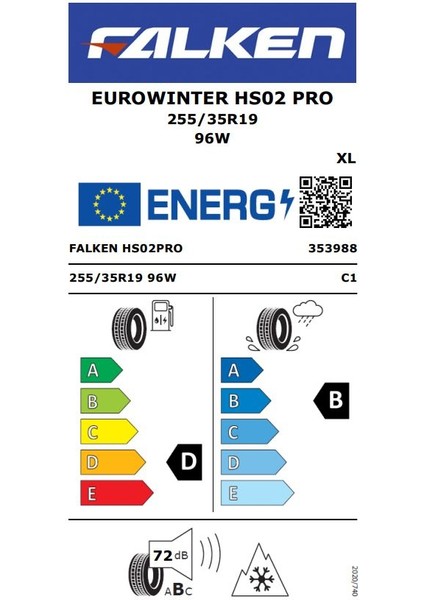 255/35R19 96W Xl Eurowınter HS02 Pro 2025 Üretim Kış Lastiği fiyatları
