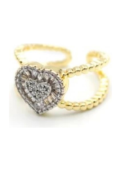 Taşlı Yüzük - Altın