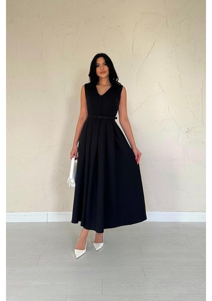 Bordo Önü Britli Pileli Elbise fiyatları