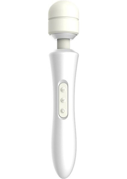 Agor Magic Wand Double Massager Black Şarjlı Masaj Wand Vibratör