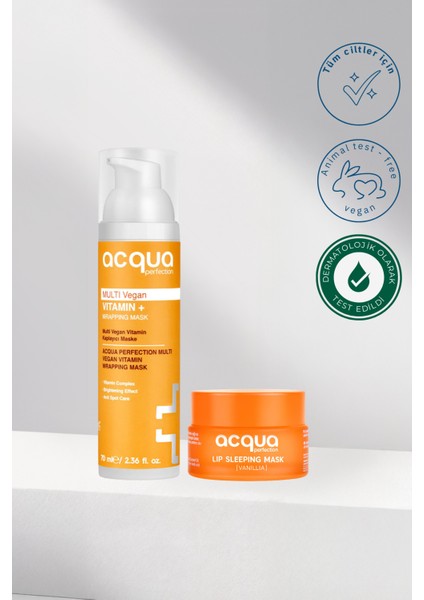 Leke Karşıtı Soyulabilir Yüz ve Onarıcı/nemlendirici Dudak Bakım Maskesi Seti