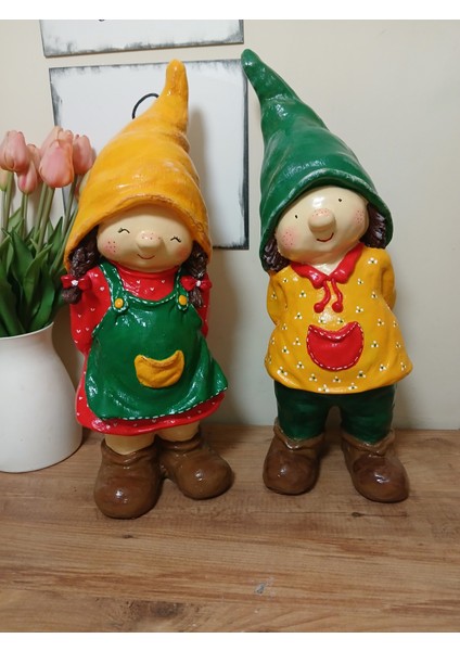 Bahçe Cücesi Büyük Boy Kız ve Erkek