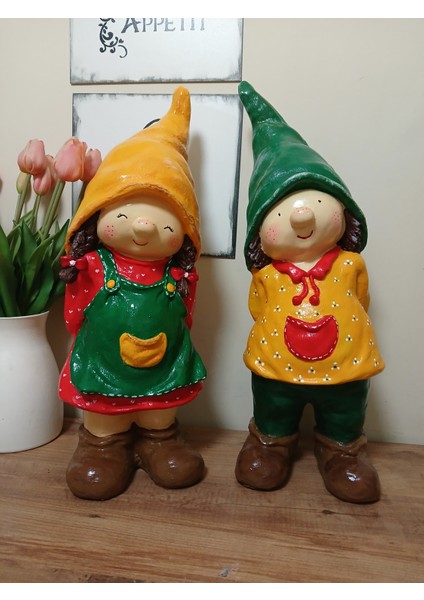 Bahçe Cücesi Büyük Boy Kız ve Erkek