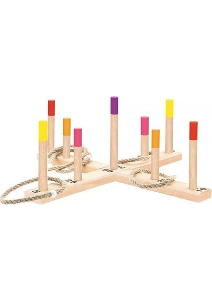 Playwood Kutuda Ahşap Halka Atma Oyunu