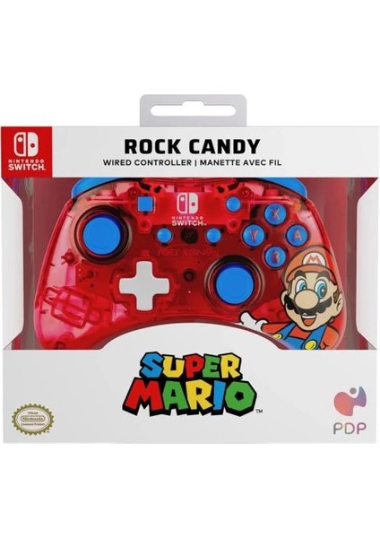 Rock Candy Gelişmiş Kablolu Power Nintendo Switch Pro Denetleyici