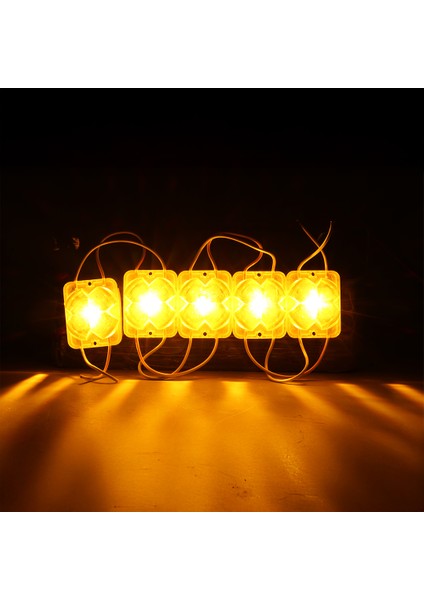 (20 Adet) PM-14723 12 Volt 2 Watt Sarı Sabit 4333-3030 Modül Led 43x33x28mm modelleri