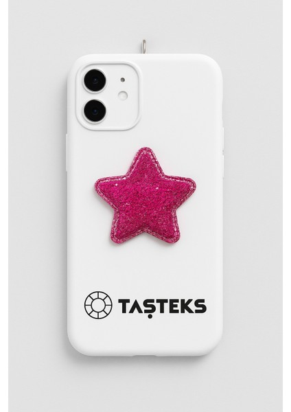 Ütülenebilen Veya Sticker Olarak Kullanılabilen Fuşya Pembe Simli Kabarık Yıldız Patch fırsatları