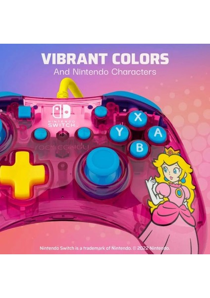 Rock Candy Gelişmiş Kablolu Power Nintendo Switch Pro Denetleyici modelleri