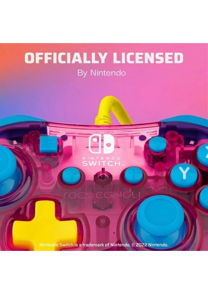 Rock Candy Gelişmiş Kablolu Power Nintendo Switch Pro Denetleyici indirimleri