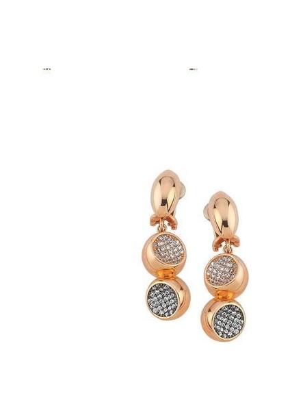 Altın Taşlı Set Küpe