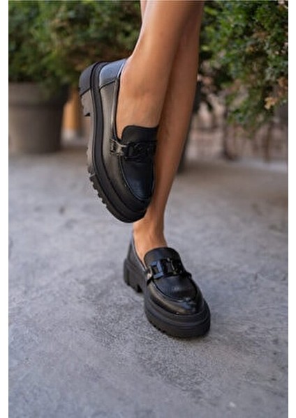 Dimata Kadin Siyah Vegan Deri Ayakkabı fiyatları