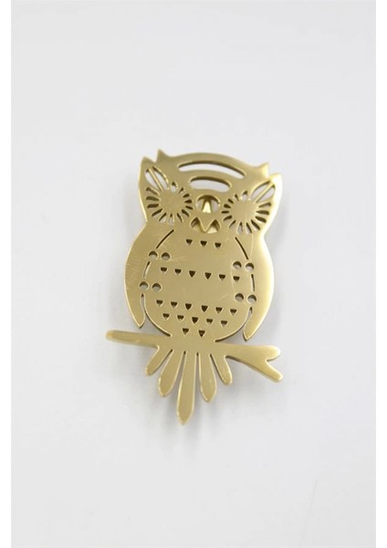 Çelik Baykuş Broş - Altın fiyatları