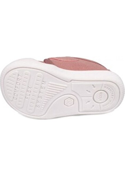 Kız Çocuk İlk Adım Ayakkabısı Düz Tabanlı Yumuşak Malzeme ile Konforlu