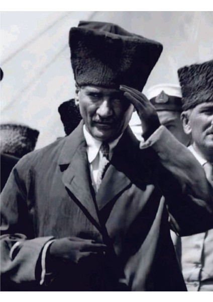 Ulu Önder Atatürk Temalı Çerçevesiz 4 Mm. Cam Tablo