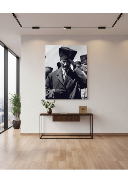 Ulu Önder Atatürk Temalı Çerçevesiz 4 Mm. Cam Tablo fiyatları