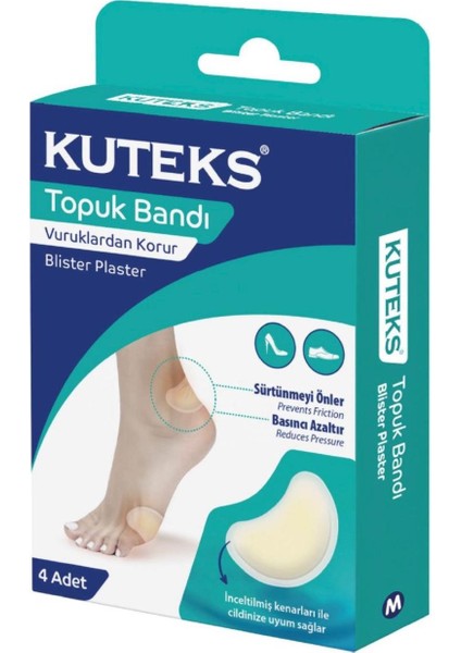 Topuk Bandı Ayak Vurukları Önler - 1 Kutu 4 Adet