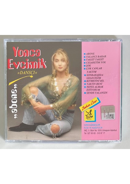 Yonca Evcimik Abone CD (Orijinal 1991 Dönem Baskı Cd) modelleri