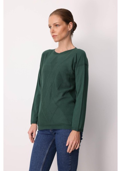 Kadın Önü Baklavalı Yan Örgü Kazak Ö.başı fiyatları