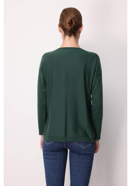 Kadın Önü Baklavalı Yan Örgü Kazak Ö.başı modelleri