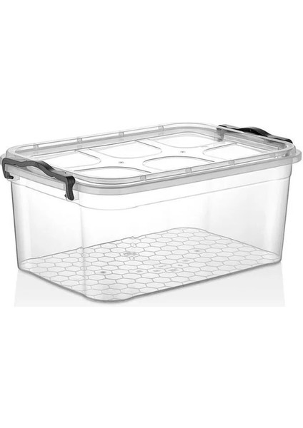 Şeffaf Kapaklı Saklama Kabı 8 Litre – Mutfak ve Ev Düzenleyici