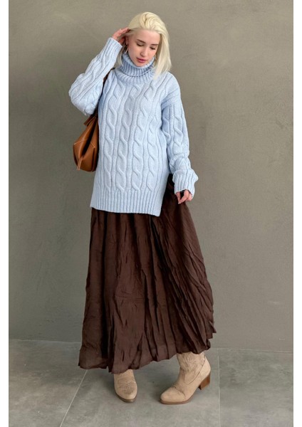 Mavi Boğazlı Triko Kazak MG2376 modelleri