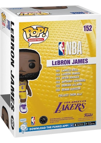 Pop! Nba: Los Angeles Lakers - Lebron James Figürü modelleri