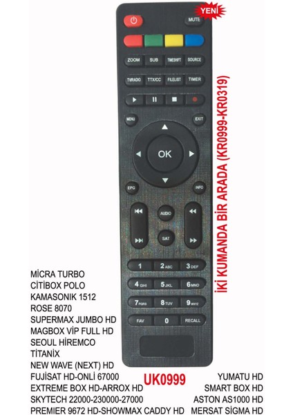 8070 Uydu Kumandası